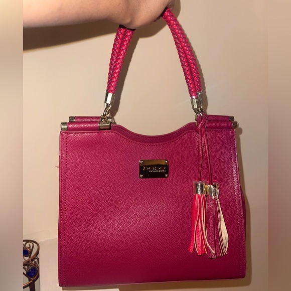 Bebe Berry Pink Handbag - Picture 1 of 8